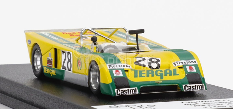 Trofeu Chevron B21 Fvc Cosworth N 28 Rally Vila Real 1972 Jose Juncadella 1:43 Žltozelená