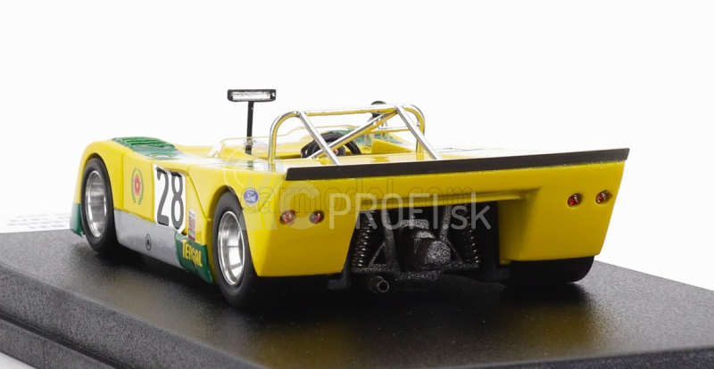 Trofeu Chevron B21 Fvc Cosworth N 28 Rally Vila Real 1972 Jose Juncadella 1:43 Žltozelená