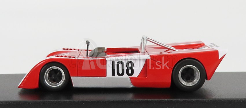 Trofeu Chevron B21 N 108 3. Rampa De Penha 1972 C.gaspar 1:43 červená biela