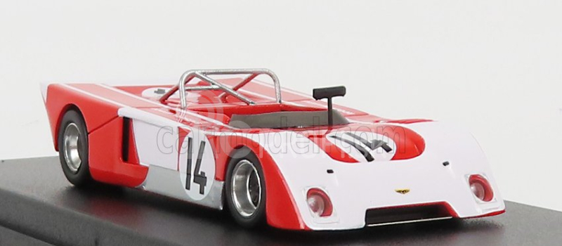 Trofeu Chevron B21 N 14 Víťaz 6h Nova Lisboa 1972 C.santos - R.heavens 1:43 Červená biela