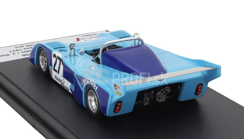 Trofeu Chevron B36 Spider Team Societe Racing N 27 24h Le Mans 1977 Jean Louis Bos - Fred Stalder - Jacky Heran 1:43