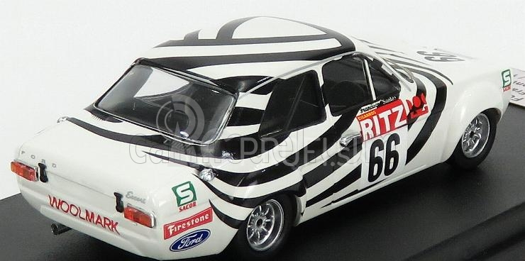 Trofeu Ford england Escort Mki N 66 Winner Montes Claros 1971 Francisco Santos 1:43 Biela Čierna