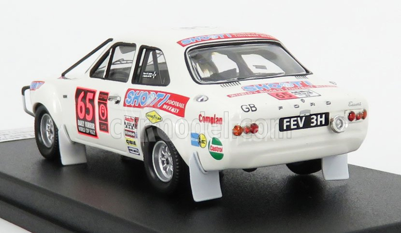 Trofeu Ford england Escort Mki (nočná verzia) N 65 Rally London - Mexico 1970 R.clark - A.poole 1:43 Biela