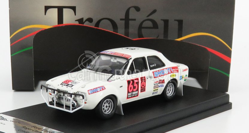 Trofeu Ford england Escort Mki (nočná verzia) N 65 Rally London - Mexico 1970 R.clark - A.poole 1:43 Biela