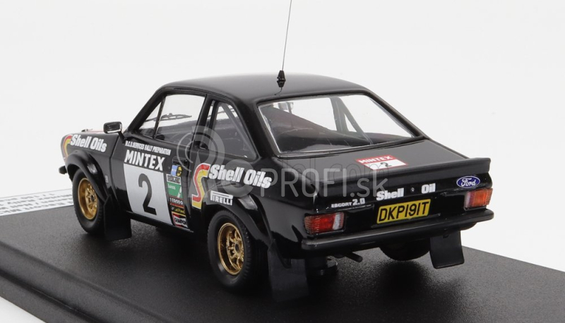 Trofeu Ford england Escort Mkii (nočná verzia) N 2 3rd Rally Mintex 1982 A.vatanen - N.wilson 1:43 Black