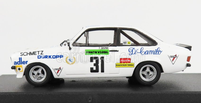 Trofeu Ford england Escort Mkii Rs 2000 N 31 2nd Rally Vila Do Conde 1981 F.gaspar 1:43 White