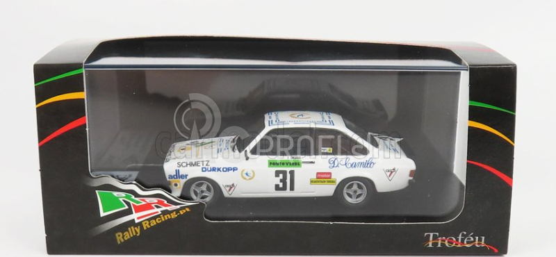 Trofeu Ford england Escort Mkii Rs 2000 N 31 2nd Rally Vila Do Conde 1981 F.gaspar 1:43 White