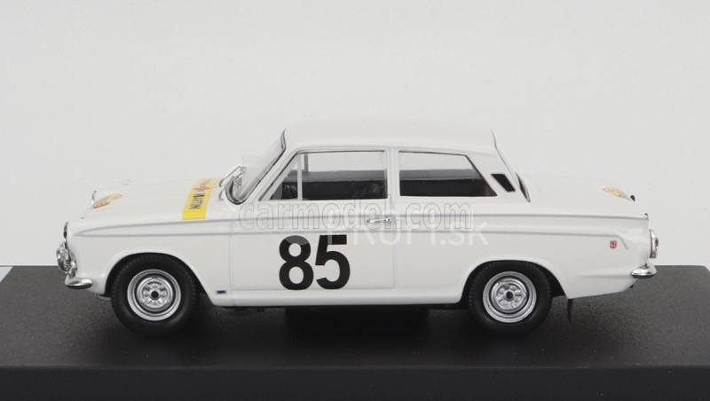 Trofeu Ford england Lotus Cortina Gt N 85 Rally Spa-sofia-liege 1964 G.staepelaere - E.meeuwissen 1:43 Biela