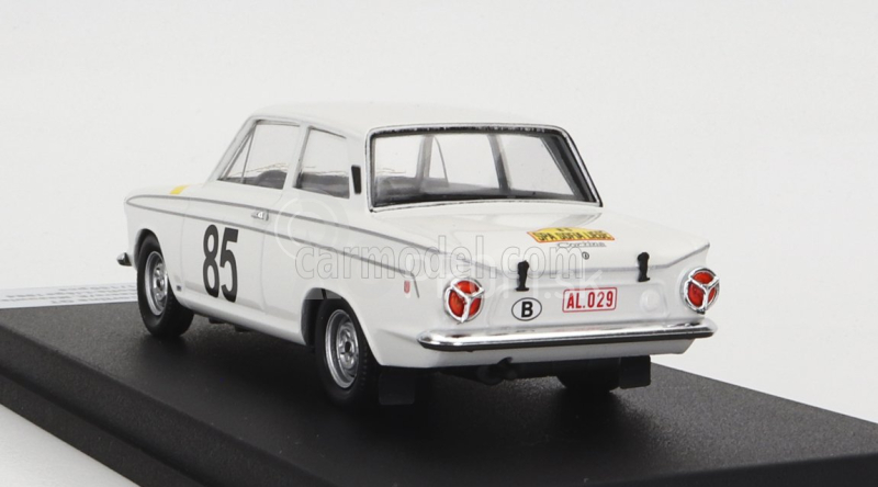 Trofeu Ford england Lotus Cortina Gt N 85 Rally Spa-sofia-liege 1964 G.staepelaere - E.meeuwissen 1:43 Biela