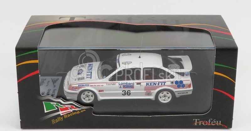 Trofeu Ford england Sierra Rs Cosworth N 36 Rally Rac Lombard 1987 C.mellors - H.white 1:43 Biela