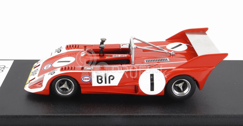 Trofeu Lola T292 Sider N 1 Rally Vila Real 1973 Carlos Gaspar 1:43 Oranžová biela