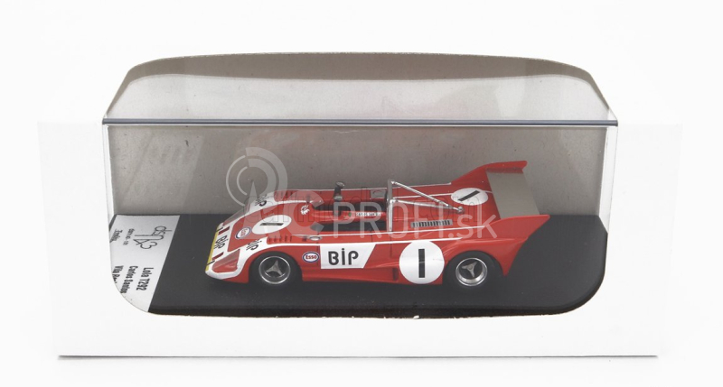 Trofeu Lola T292 Sider N 1 Rally Vila Real 1973 Carlos Gaspar 1:43 Oranžová biela