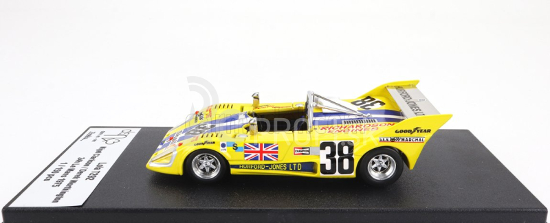 Trofeu Lola T292 Team Rays Racing N 38 24h Le Mans 1975 Nigel Clarkson - Derek Worthington 1:43 Žltá