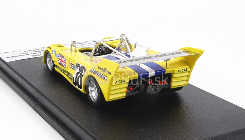 Trofeu Lola T292 Team Rays Racing N 38 24h Le Mans 1975 Nigel Clarkson - Derek Worthington 1:43 Žltá