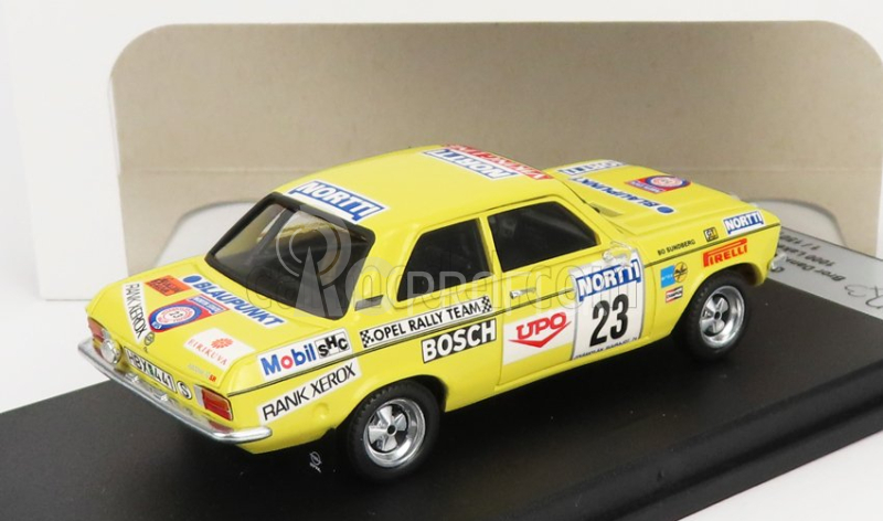 Trofeu Opel Ascona A N 23 Rally 1000 Lakes 1974 B.danielsson - B.sundberg 1:43 Žltá