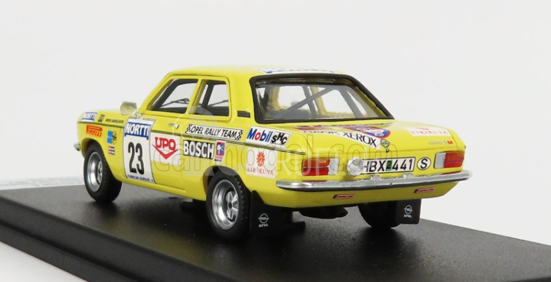 Trofeu Opel Ascona A N 23 Rally 1000 Lakes 1974 B.danielsson - B.sundberg 1:43 Žltá