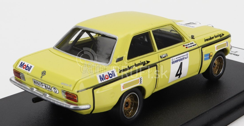 Trofeu Opel Ascona (nočná verzia) N 4 2nd Rally Semperit 1973 W.rohrl - J.berger 1:43 Žltá