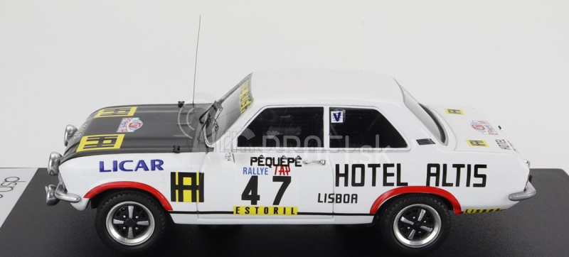 Trofeu Opel Ascona (nočná verzia) N 47 Rally Tap 1974 Pequepe - Dico 1:43 biela čierna