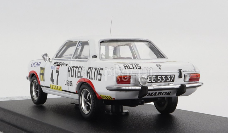 Trofeu Opel Ascona (nočná verzia) N 47 Rally Tap 1974 Pequepe - Dico 1:43 biela čierna