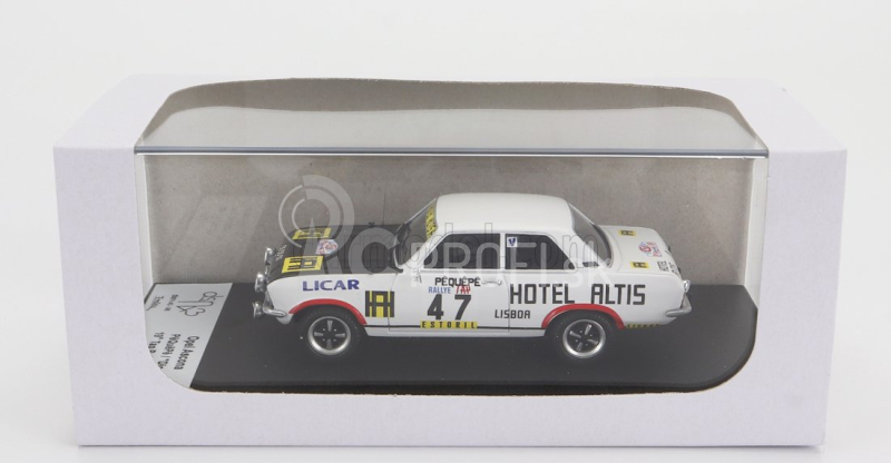 Trofeu Opel Ascona (nočná verzia) N 47 Rally Tap 1974 Pequepe - Dico 1:43 biela čierna