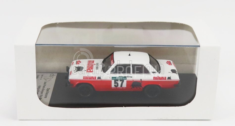 Trofeu Opel Ascona (nočná verzia) N 57 Rally Portugal 1978 J.p.borges - R.bevilacqua 1:43 Červená biela