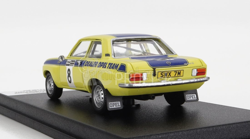 Trofeu Opel Ascona (nočná verzia) N 8 Rally Welsh 1974 T.fall - M.broad 1:43 Žlto-modrá