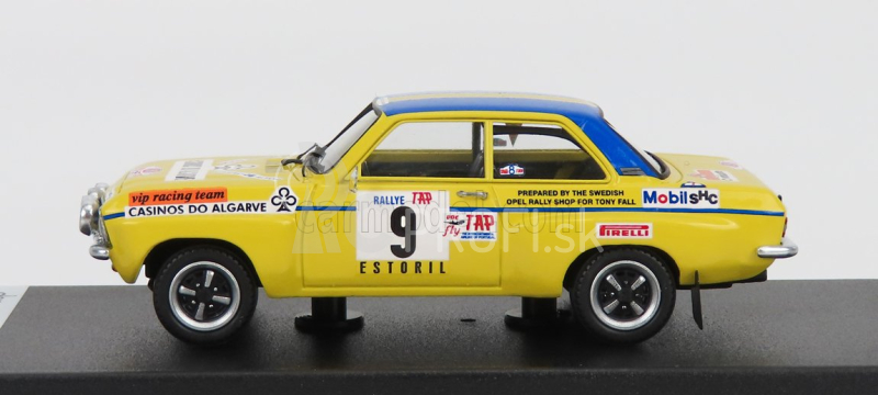 Trofeu Opel Ascona (nočná verzia) N 9 Rally Tap 1974 T.fall - R.turvey 1:43 Žlto-modrá