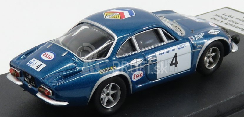 Trofeu Renault A110 Alpine N 4 Rally Circuit Of Ireland 1971 N.hollier - P.short 1:43 Blue Met