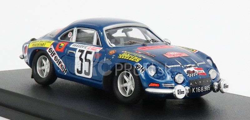 Trofeu Renault Alpine A110 N 35 Rally Montecarlo 1973 K.russling - W.weiss 1:43 Blue Met