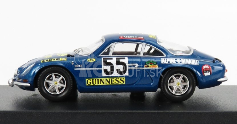 Trofeu Renault Alpine A110 N 55 Víťaz Trieda 1000km Spa 1970 J.m.jacquemin - B.palayer 1:43 Blue Met