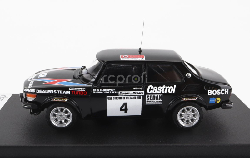 Trofeu Saab 99 N 4 6th Rally Circuit Of Ireland 1979 S.blomqvist - B.cederberg 1:43 Čierna