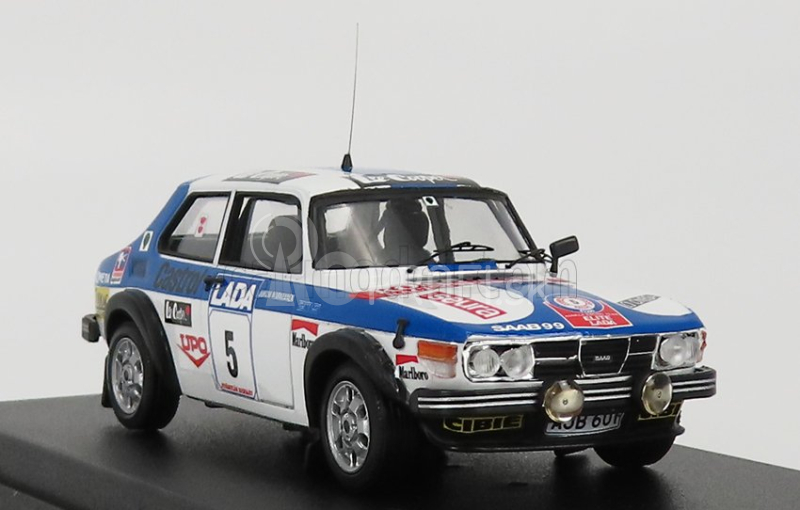 Trofeu Saab 99 N 5 Rally 1000 Lakes 1977 S.lampinen - J.markkanen 1:43 Bielo modrá