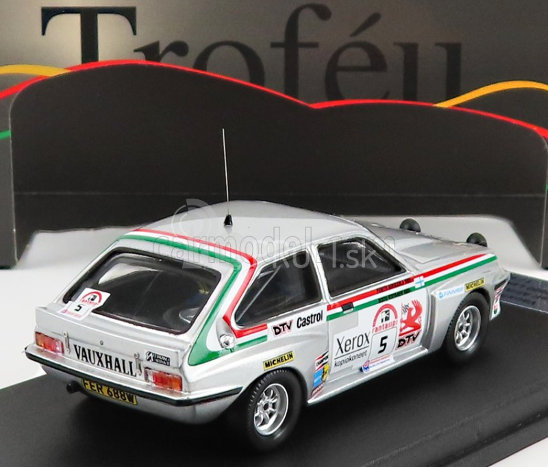 Trofeu Vauxhall Chevette Hsr (nočná verzia) N 5 Rally 1000 Lakes 1980 P.airikkala - R.virtanen 1:43 Silver