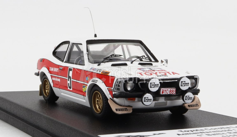 Trophy Toyota Corolla Levin (nočná verzia) N 5 Winner Rally Baltic 1977 A.warmbold - J.todt 1:43 Biela červená