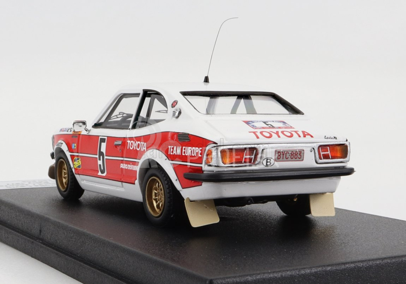 Trophy Toyota Corolla Levin (nočná verzia) N 5 Winner Rally Baltic 1977 A.warmbold - J.todt 1:43 Biela červená