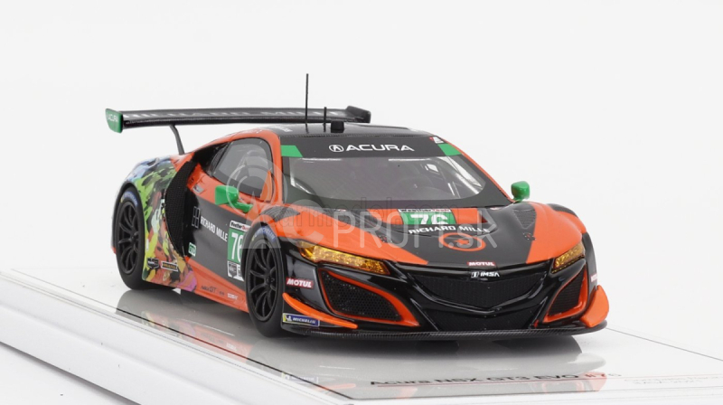 Truescale Acura Nsx Gt3 Evo Team Compass Racing N 76 Imsa 2021 M.mcmurry - M.farnbacher 1:43 oranžová čierna