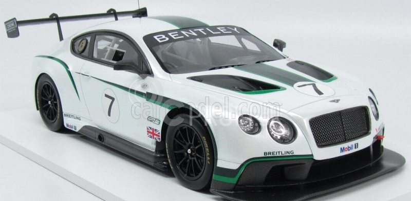 Truescale Bentley Continental Gt3 Goodwood Festival Of Speed 2013 1:18 bielo-zelený