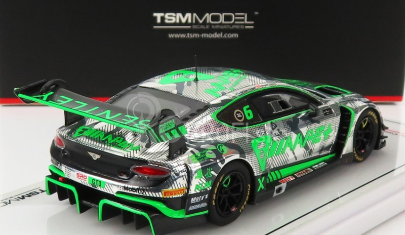 Truescale Bentley Continental Gt3 N 6 Blancpain Gt Asia 2018 J.pepper 1:43 zelená strieborná