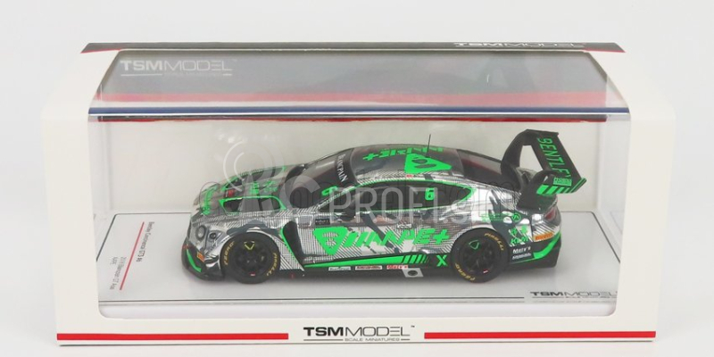 Truescale Bentley Continental Gt3 N 6 Blancpain Gt Asia 2018 J.pepper 1:43 zelená strieborná