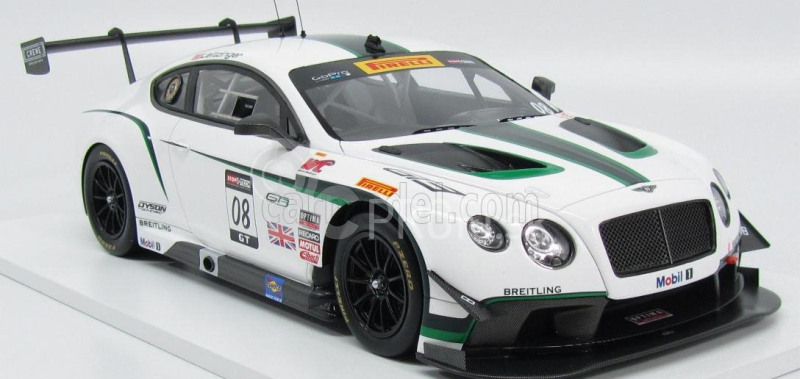 Truescale Bentley Continental V8 Gt3 Team Dyson Racing N 8 3rd Sonoma Gp Grand Prix 2014 B.leitzinger 1:18 Biela