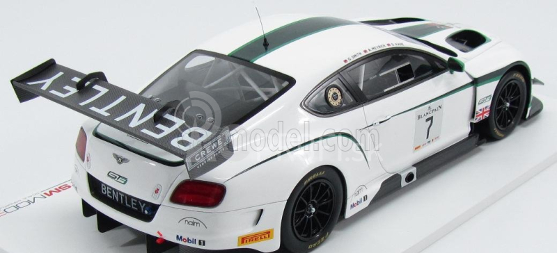 Truescale Bentley Gt3 N 7 Winner Blancpain Gt Silverstone 2014 1:18 Biela