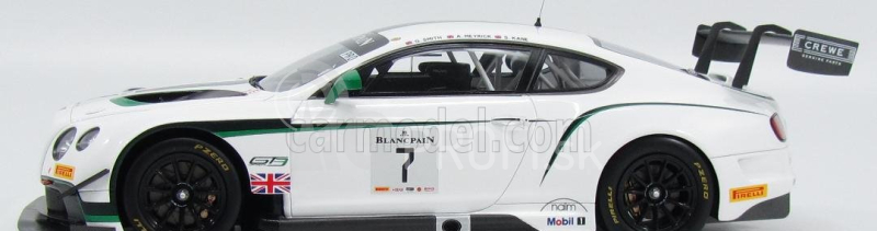 Truescale Bentley Gt3 N 7 Winner Blancpain Gt Silverstone 2014 1:18 Biela