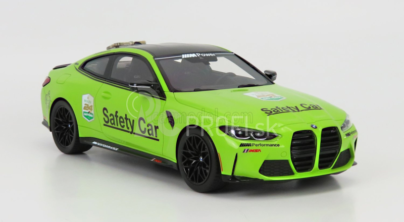 Truescale BMW radu 4 M4 M-performance (g82) Safety Car 24h Daytona 2022 1:18 Light Green Met