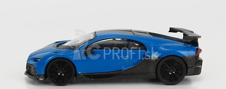Truescale Bugatti Chiron Pur Sport N 16 2018 1:64 Modrá čierna