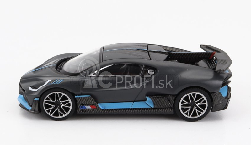 Truescale Bugatti Divo The Quail Konfigurácia 2018 1:64 Tmavo šedá modrá