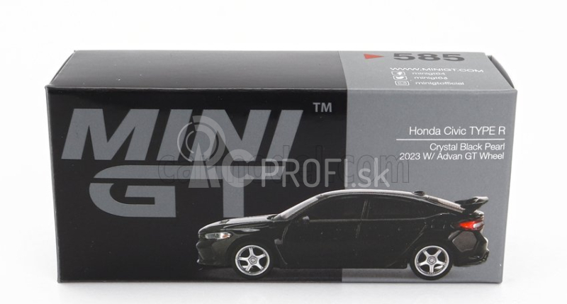 Truescale Honda Civic Type-r Lhd 2023 1:64 čierna