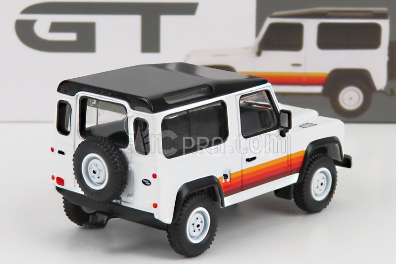 Truescale Land rover Defender 90 Wagon Lhd 1983 1:64 Biela