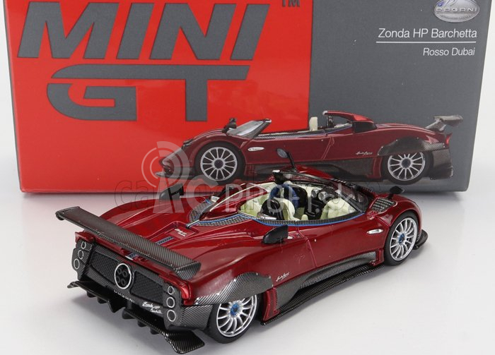 Truescale Pagani Zonda Hp Barchetta Lhd 2018 1:64 červená čierna