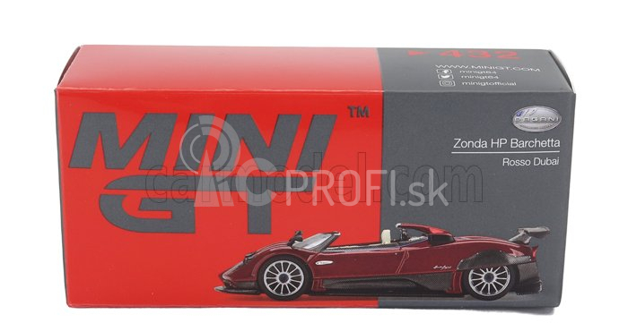 Truescale Pagani Zonda Hp Barchetta Lhd 2018 1:64 červená čierna