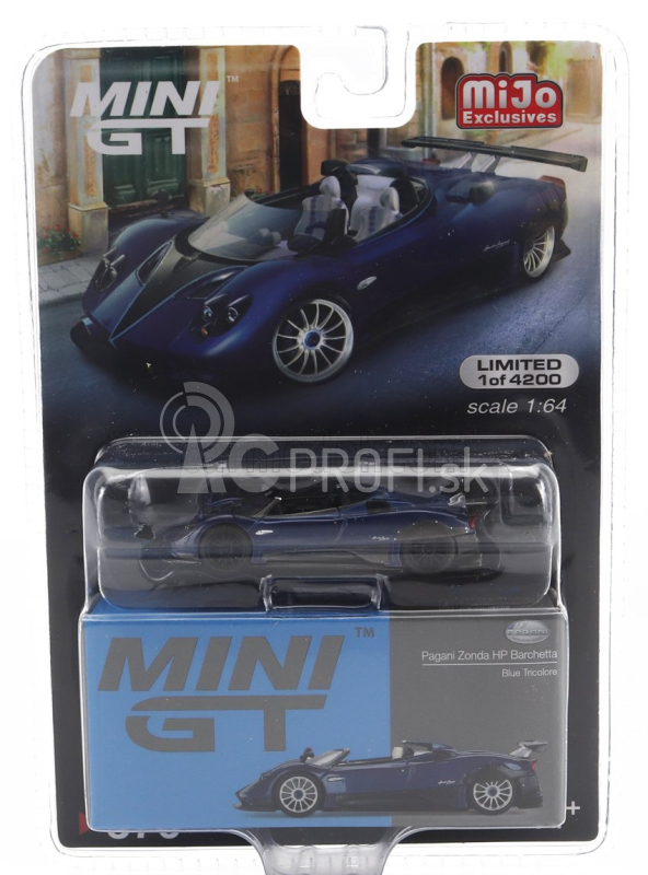 Truescale Pagani Zonda Hp Barchetta Lhd 2018 1:64 Modrá